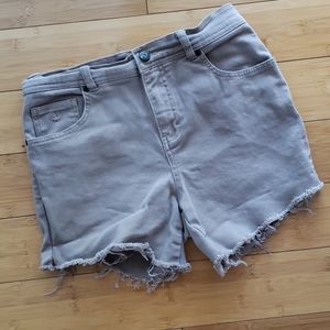 Gloria Vanderbilt highwaisted brown  cutoff shorts